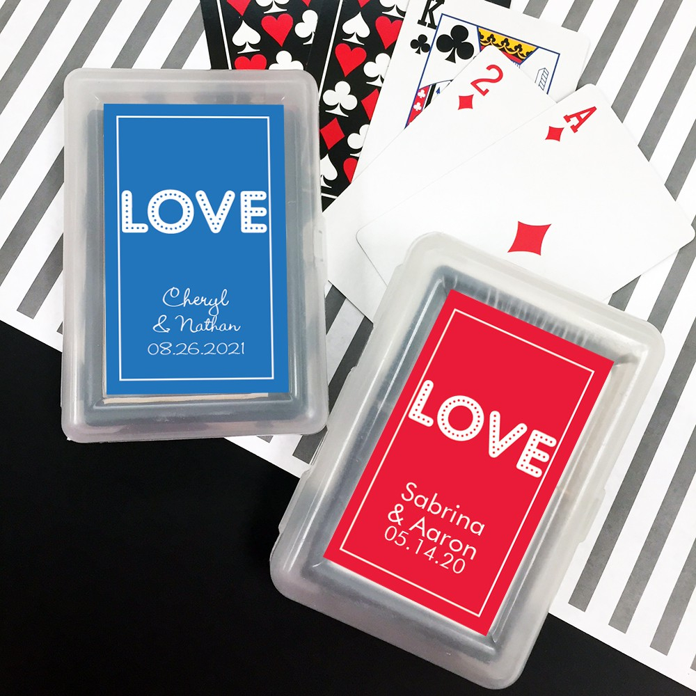 Personalized Playing Card Sets Wedding Playing Cards Deck Of inside dimensions 1000 X 1000