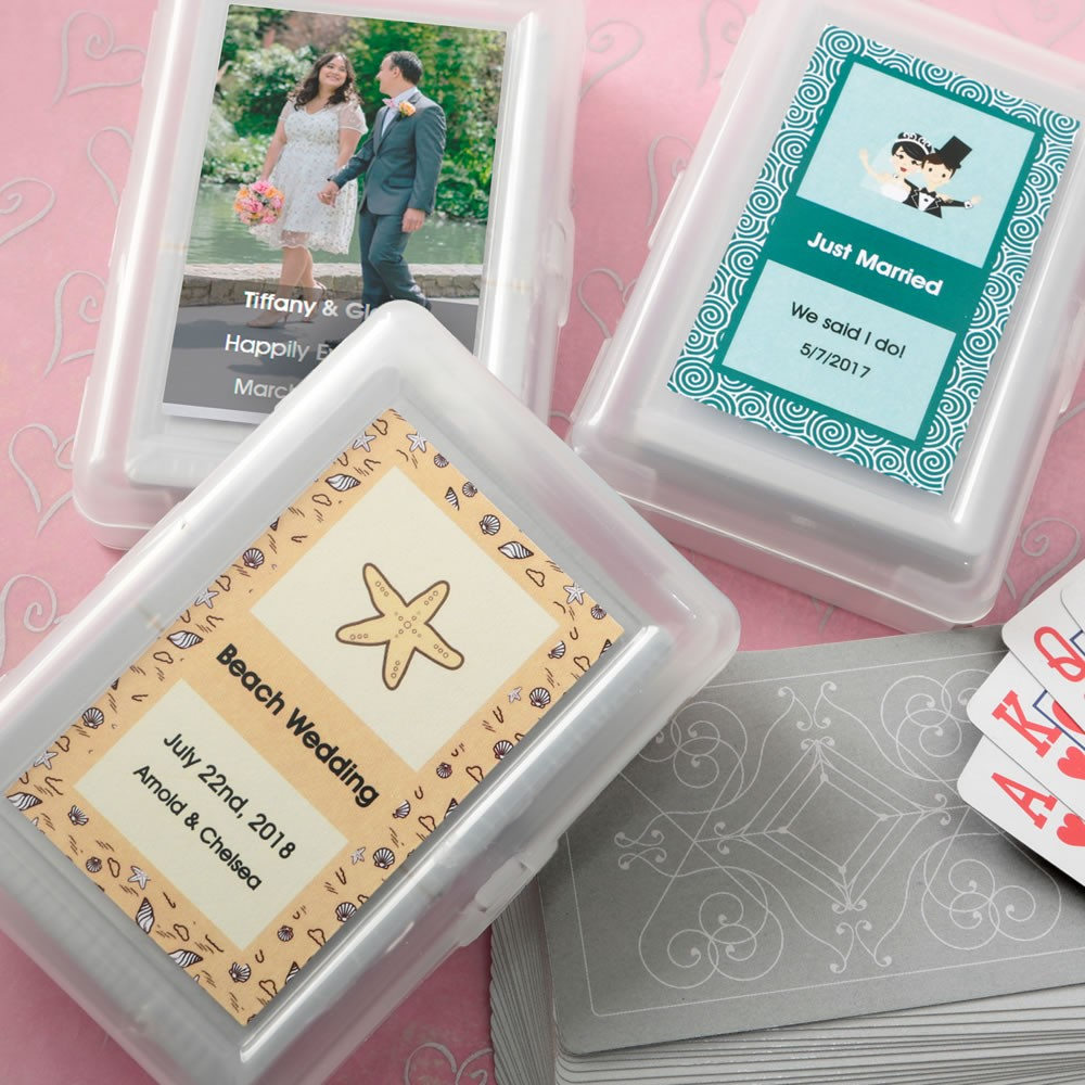 Personalized Playing Card Wedding Favors regarding size 1000 X 1000