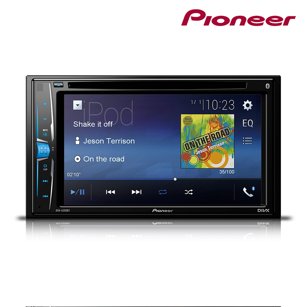 Pioneer Avh A200bt 62 Touchscreen Bluetooth Car Stereo With Cd Dvd for size 1000 X 1000