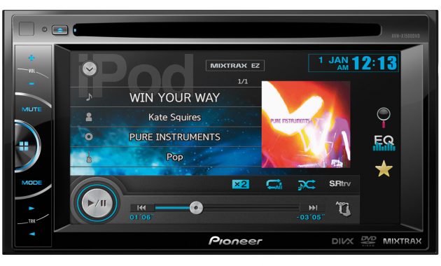 Pioneer Avh X1500dvd 61 Touchscreen Dvd Car Stereo Mixtrax intended for dimensions 1383 X 1383