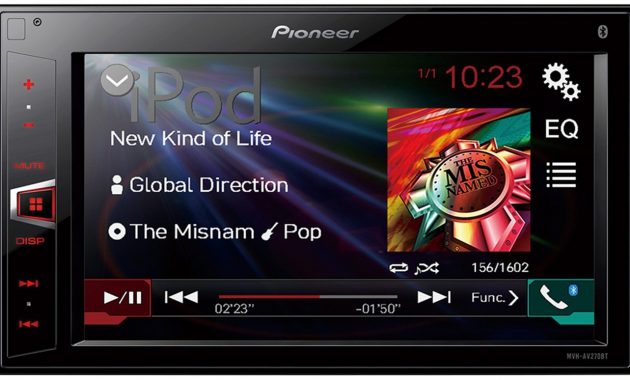 Pioneer Bluetooth Touch Screen Stereo Radio Waves in measurements 1372 X 774