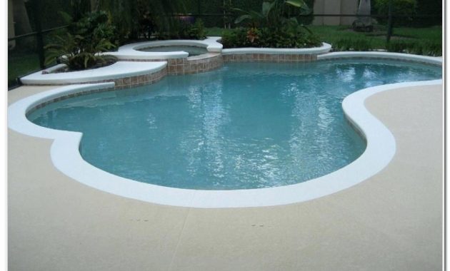 Pool Deck Ideas Pool Deck Paint Color Ideas Swimming Pool Concrete inside measurements 1036 X 786