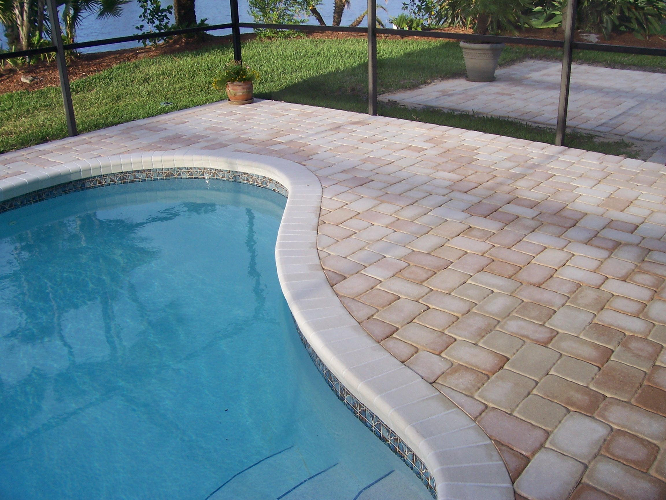 Pool Pavers Remodel Your Pool Deck With Pavers From Paverweb within dimensions 2304 X 1728