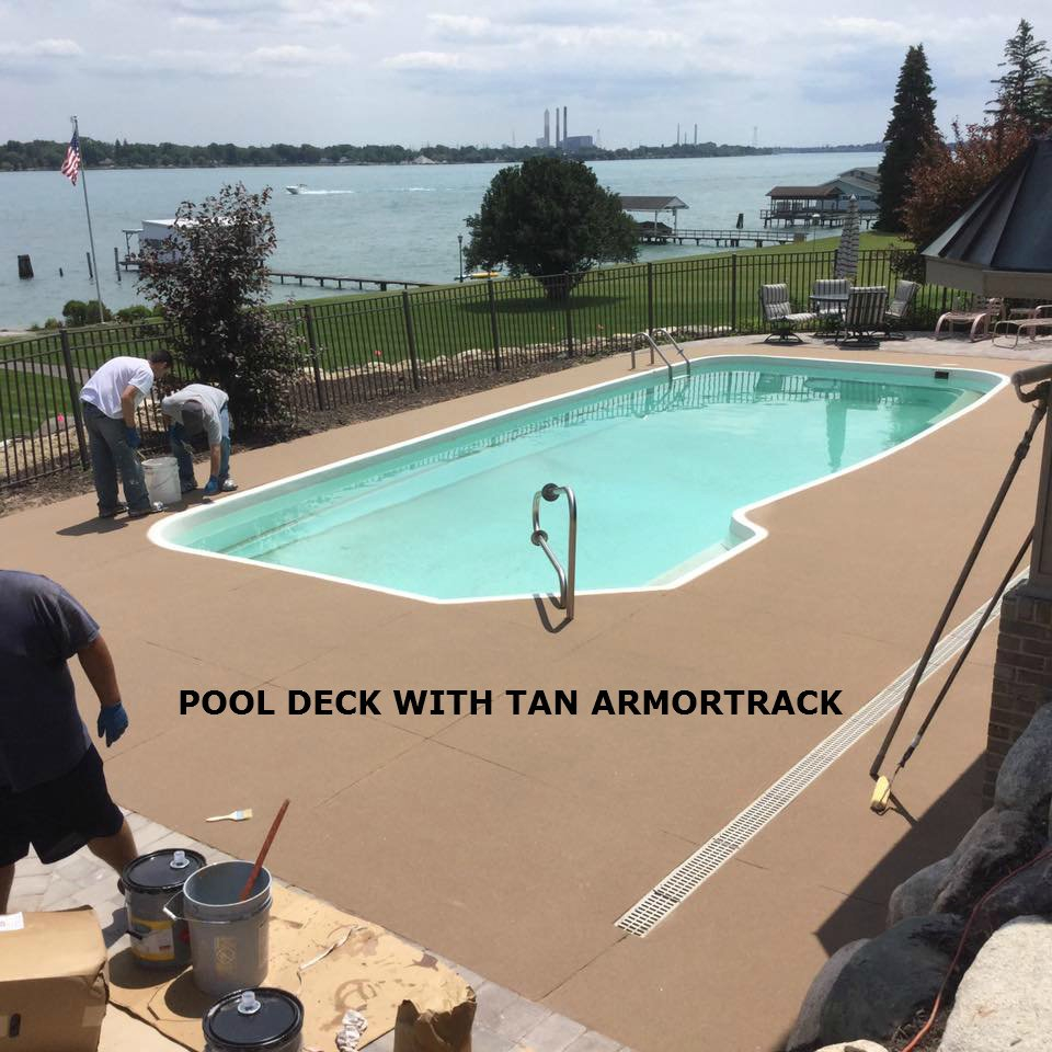 Pool Roof Deck Rubberized Epoxy Coating Armorgarage pertaining to measurements 960 X 960