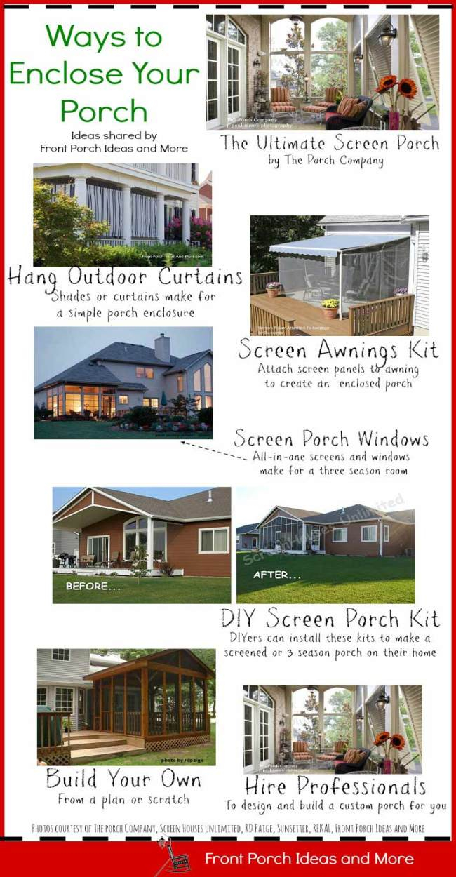 Porch Enclosures Ten Great Ideas To Consider regarding size 650 X 1250