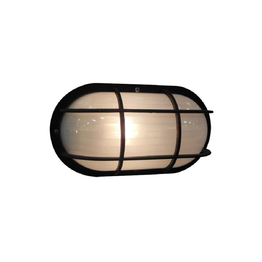Portfolio 105 In H Black Medium Base E 26 Outdoor Wall Light At within proportions 900 X 900