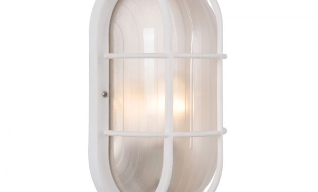Portfolio 105 In H White Medium Base E 26 Outdoor Wall Light At inside size 900 X 900