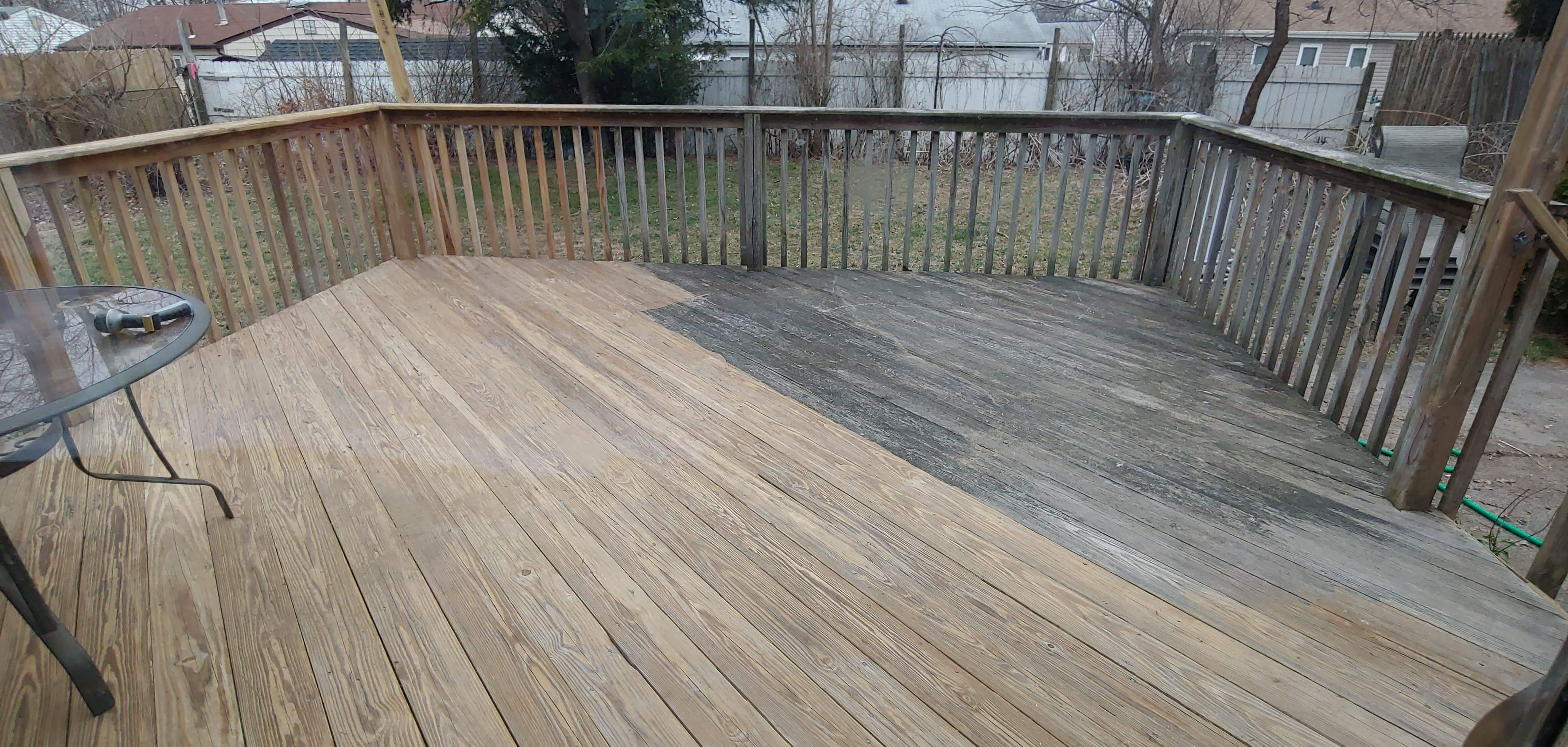 Power Washing Neglected Deck Powerwashingporn in sizing 4074 X 1941