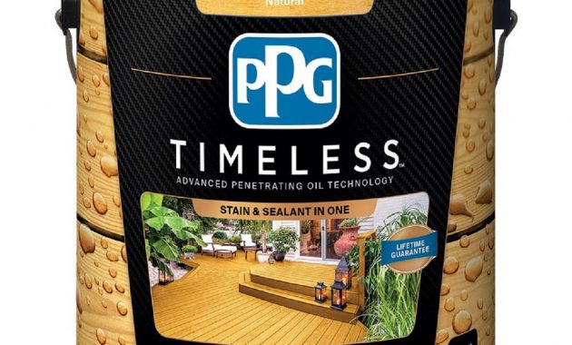 Ppg Timeless 1 Gal Tpo 0 Natural Transparent Penetrating Wood Oil inside dimensions 1000 X 1000