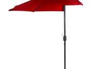 Pure Garden 9 Ft Half Round Patio Umbrella In Red M150054 The in dimensions 1000 X 1000