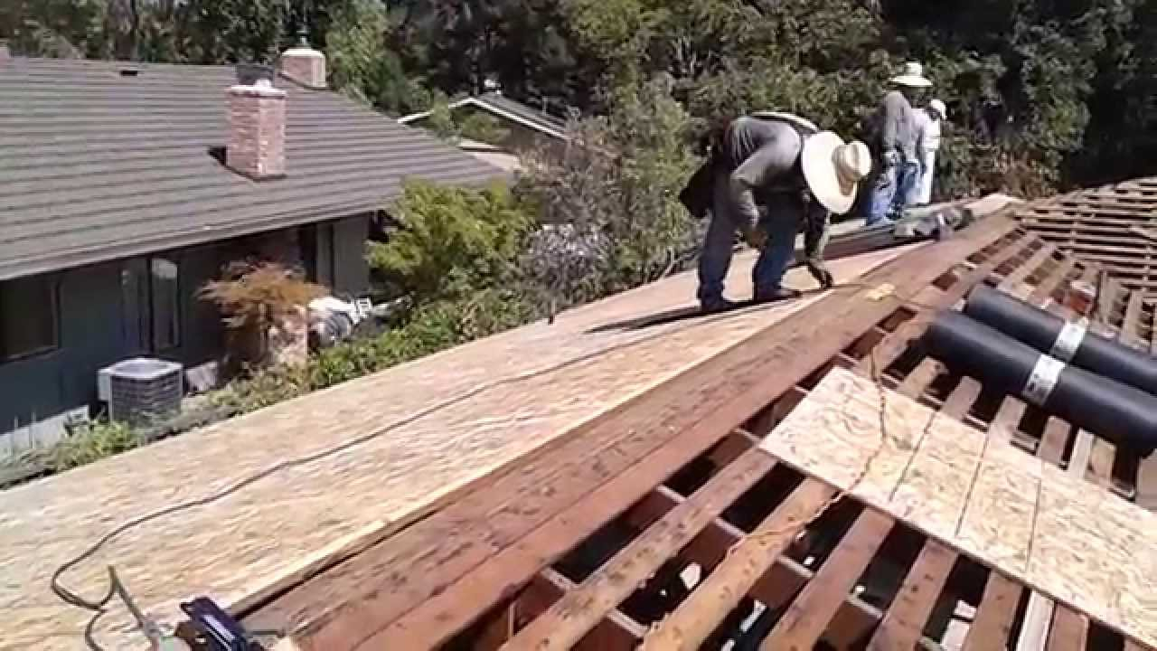 Radiant Barrier Plywood Decking Project Certified Roofing San in size 1280 X 720