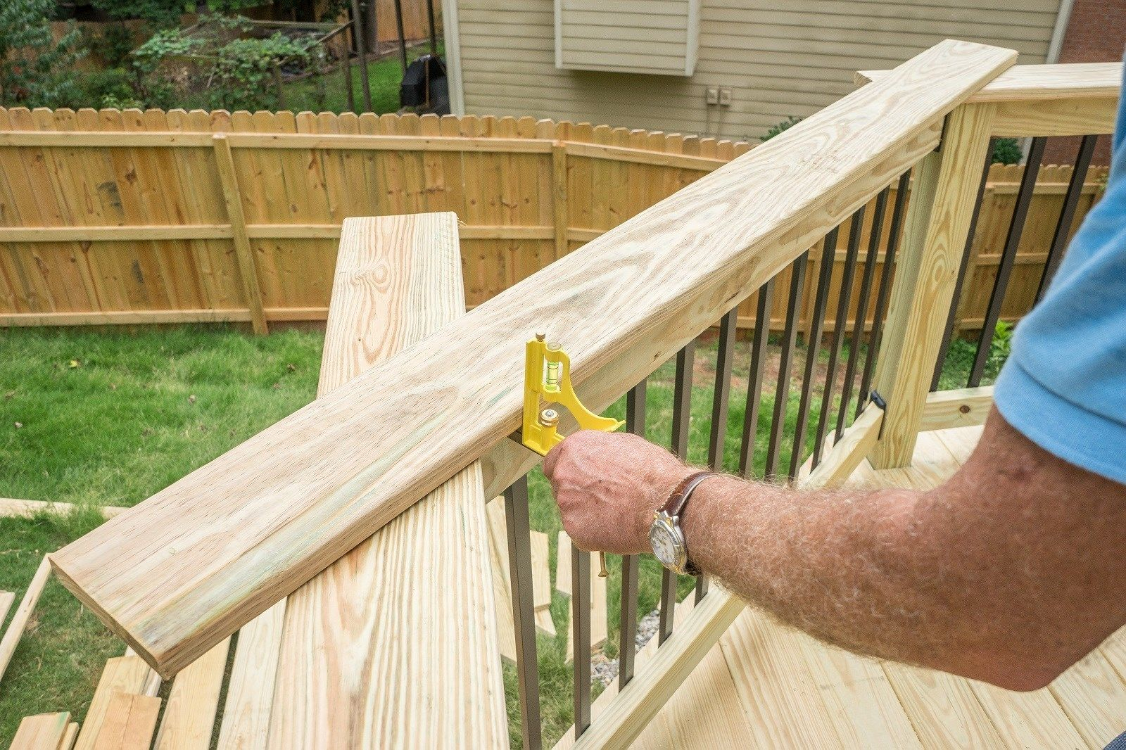 Railing Cap Decks throughout proportions 1600 X 1066