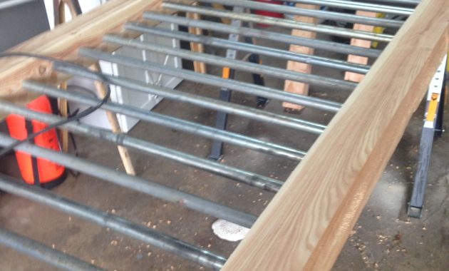 Railings Made From 34 Electrical Conduit Diy Patio Railing regarding proportions 2448 X 3264