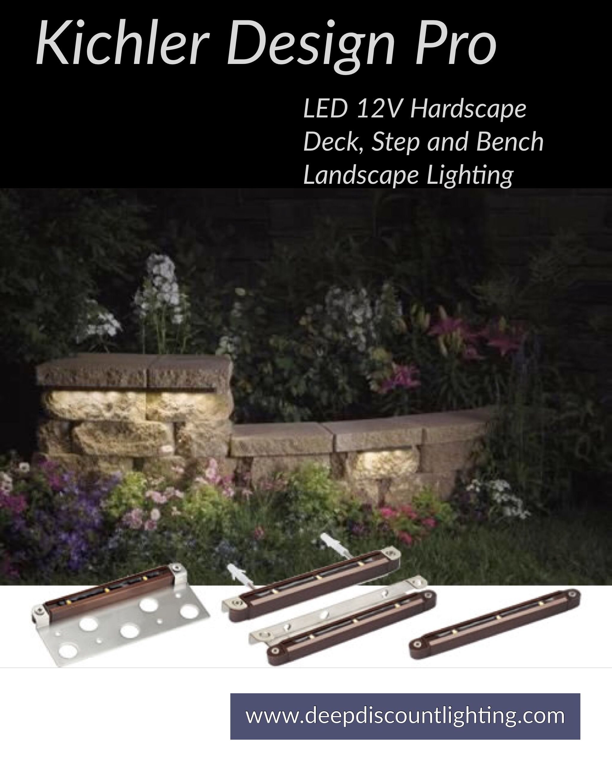 Ready To Install Kichler Design Pro Led 12v Hardscape Deck Step And pertaining to proportions 2048 X 2560