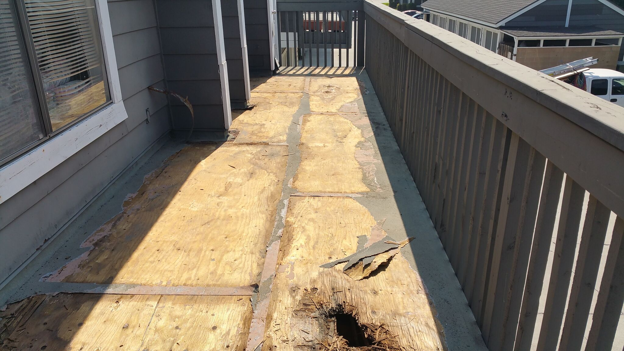 Repairing And Waterproofing A Residential Plywood Deck throughout sizing 2048 X 1152