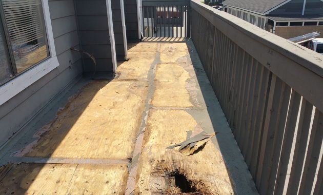 Repairing And Waterproofing A Residential Plywood Deck with dimensions 2048 X 1152