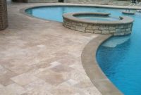 Resplendent Non Slip Pool Deck Tile With Travertine Tile Around Pool regarding dimensions 945 X 1265