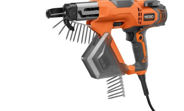 Ridgid 3 In Drywall And Deck Collated Screwdriver R6791 The Home intended for sizing 1000 X 1000