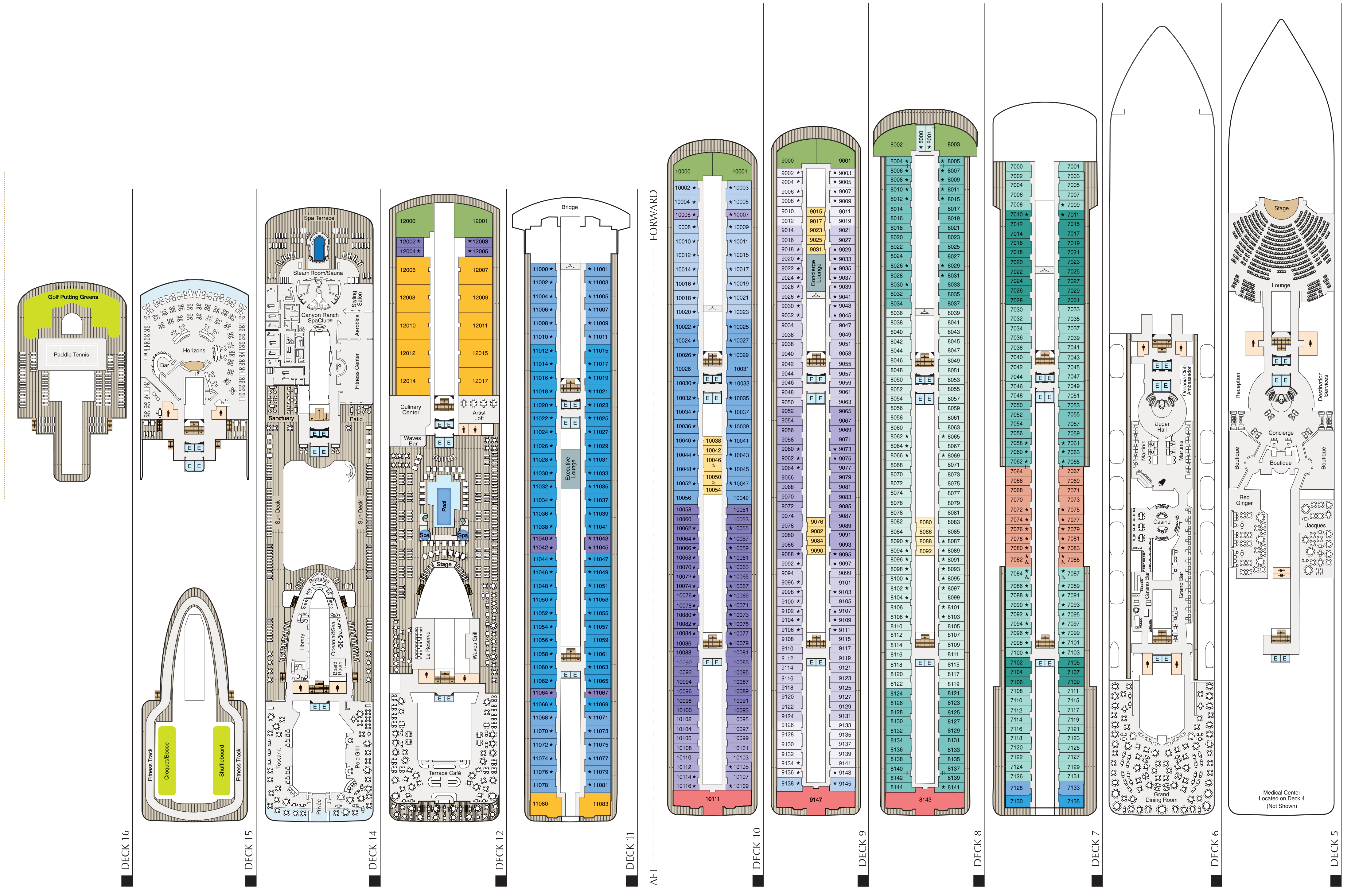 Riviera Deck Plans Cruiseind regarding measurements 4400 X 2896