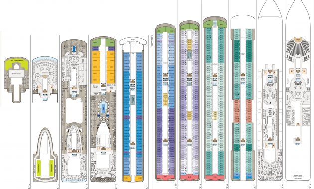 Riviera Deck Plans Cruiseind within measurements 4400 X 2896