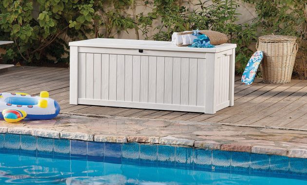 Rockwood 150 Gallon Outdoor Storage Deck Box White Sams Club regarding dimensions 1500 X 1500