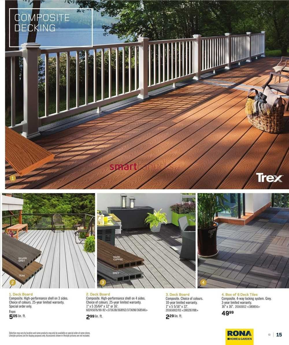 Rona Composite Decking Or Clips With Trex Plus Elegance Review inside sizing 1000 X 1194