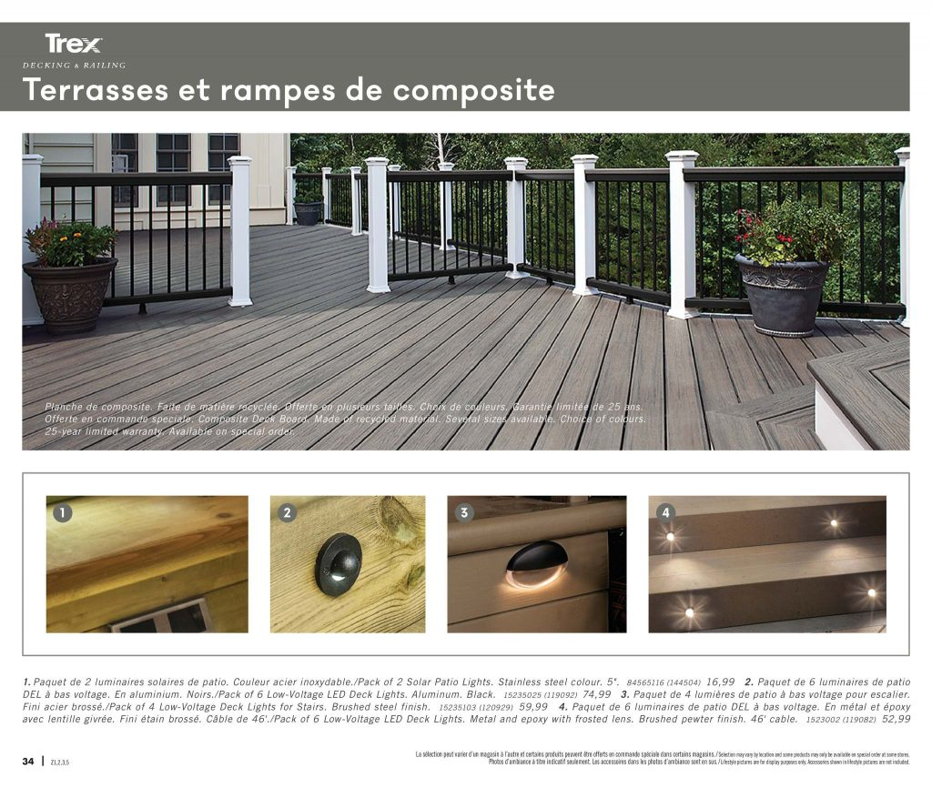 Rona Composite Decking Or Clips With Trex Plus Elegance Review regarding proportions 1024 X 866