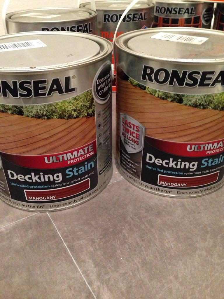 Ronseal Decking Stain Bq With Ultimate Protection Stone Grey Plus for size 768 X 1024