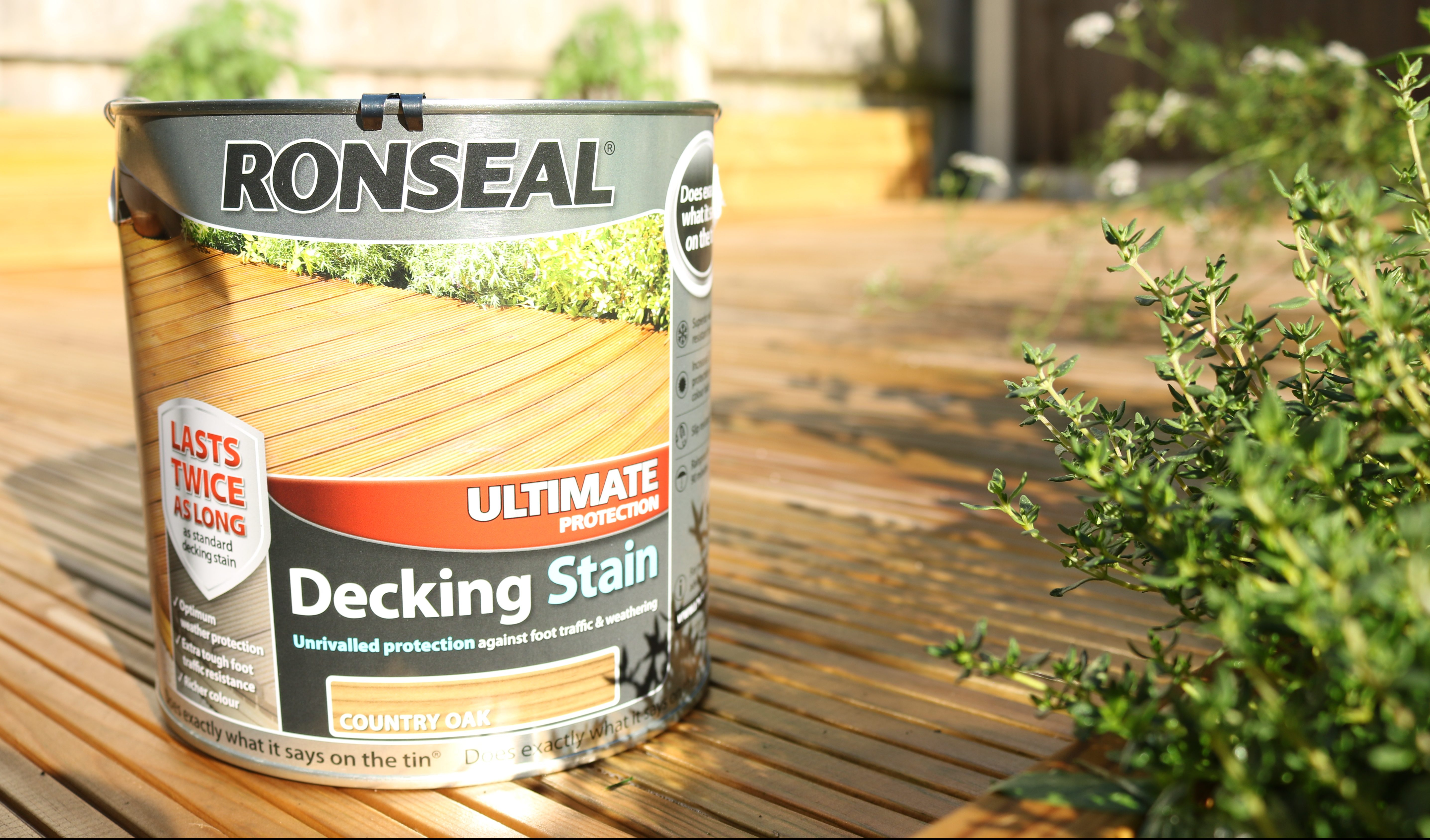 Ronseal Decking Stain Bq With Ultimate Protection Stone Grey Plus inside size 5745 X 3375