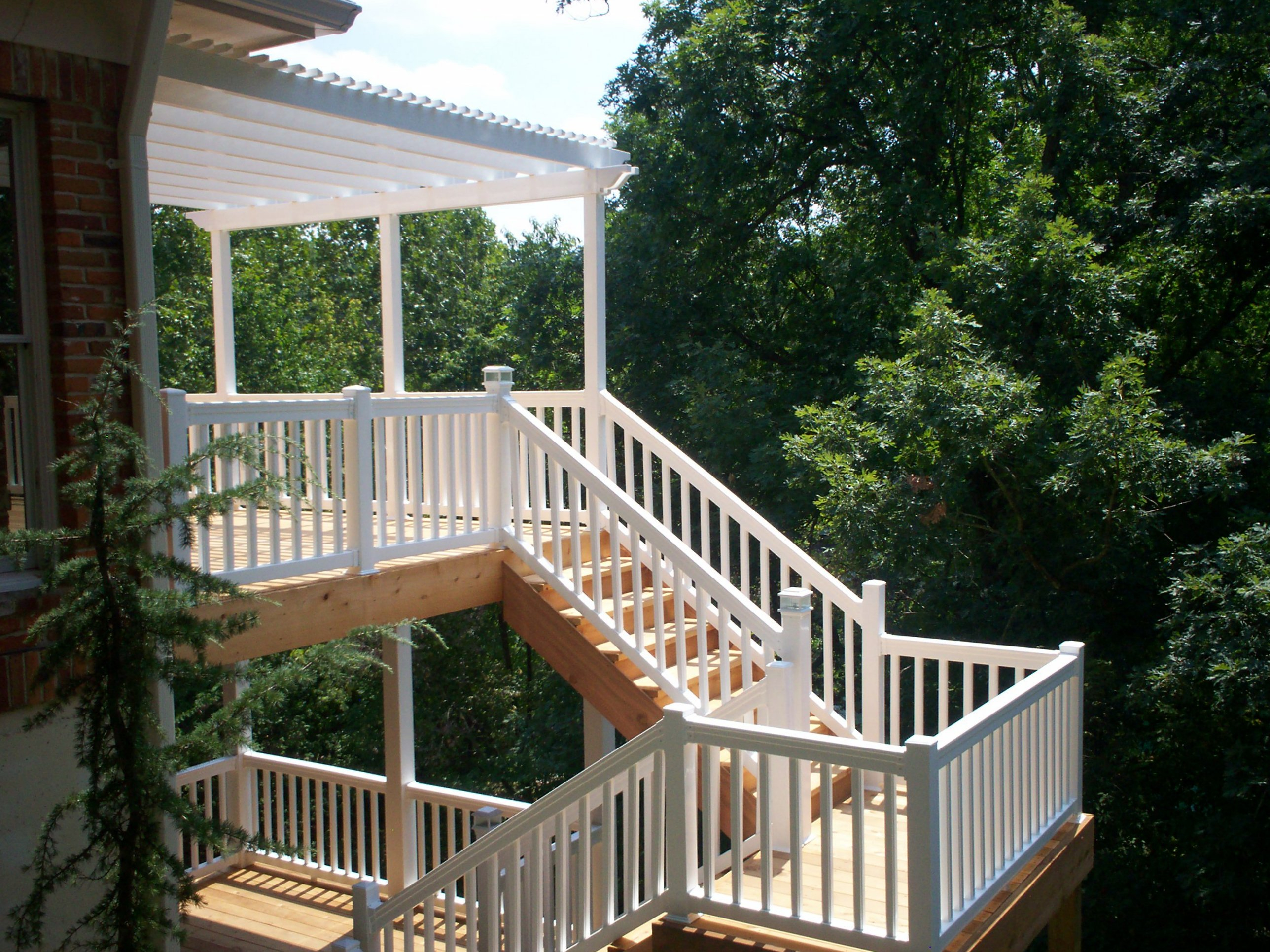 Roof For Deck St Louis Decks Screened Porches Pergolas Archadeck inside proportions 2576 X 1932