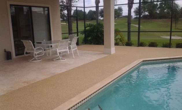 Rubber Pool Surface Around Pool Deck Area And Stone Flooring Under throughout proportions 2048 X 1536