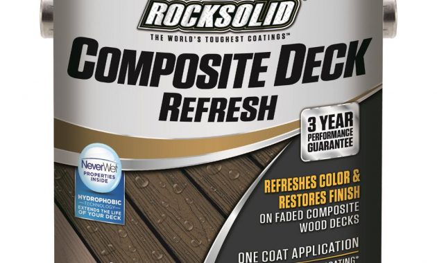 Rust Oleum Rocksolid 1 Gal Brown Tone Composite Deck Coating 350060 inside proportions 1000 X 1000