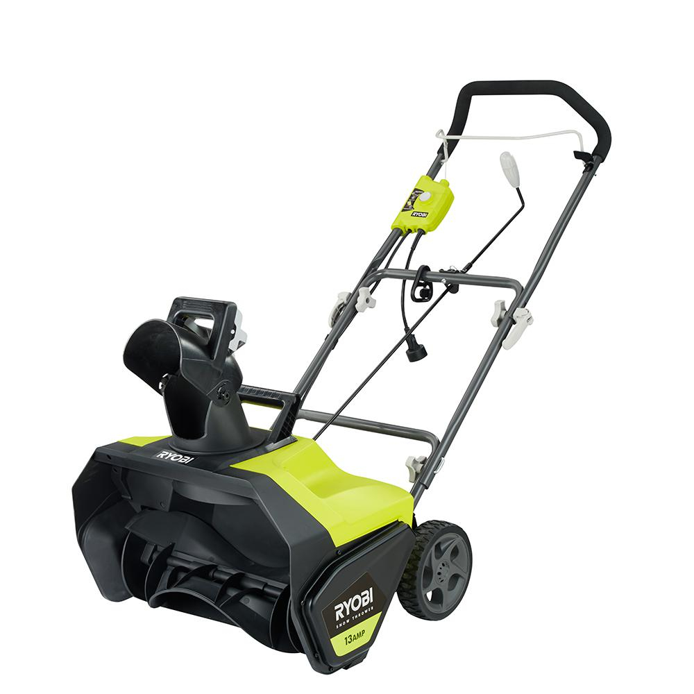 Ryobi 20 In 13 Amp Corded Electric Snow Blower inside dimensions 1000 X 1000