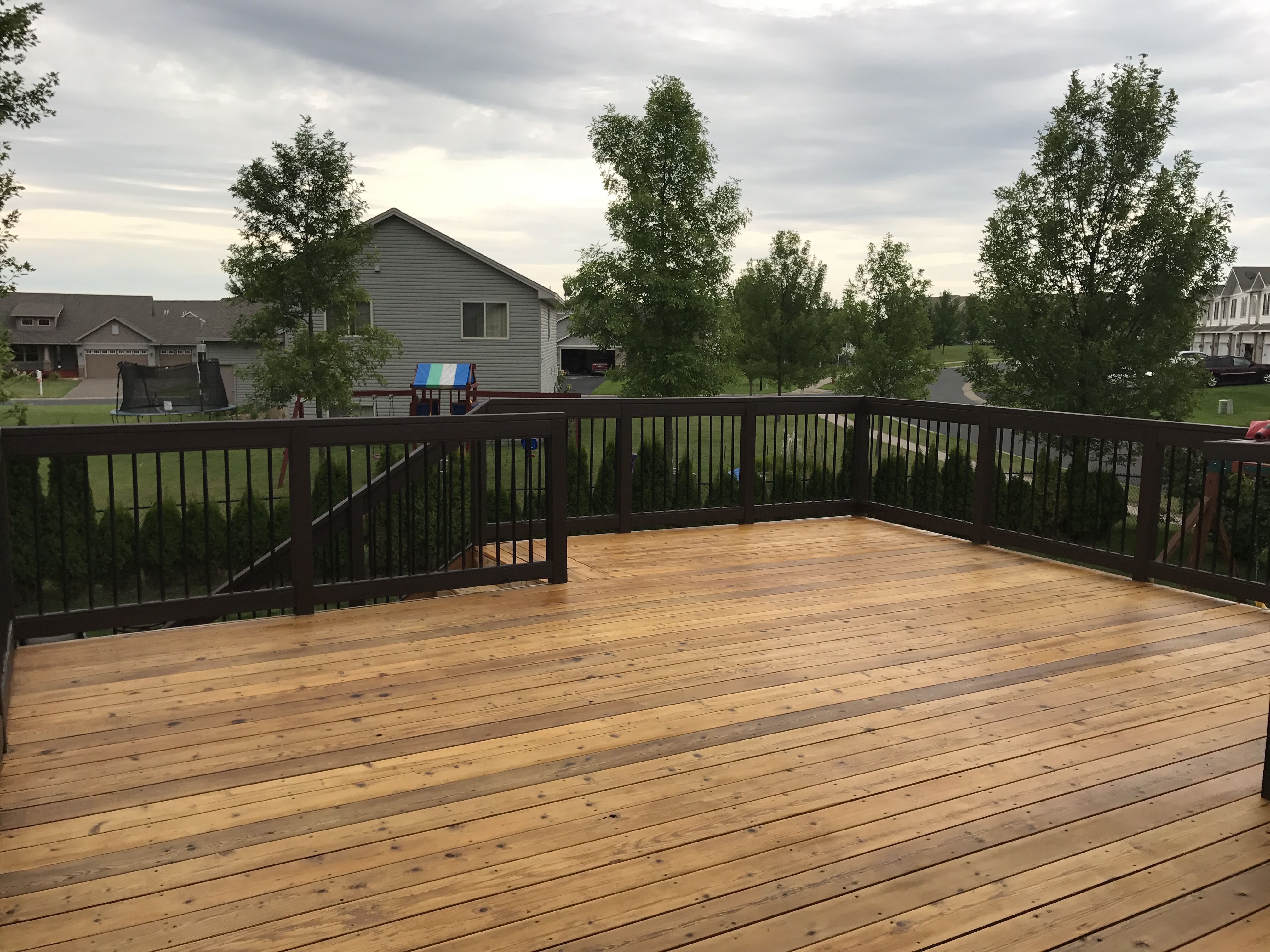 Sanded Deck Stain Pittsburgh Paint Natural Cedar Behr Solid Color inside dimensions 4032 X 3024