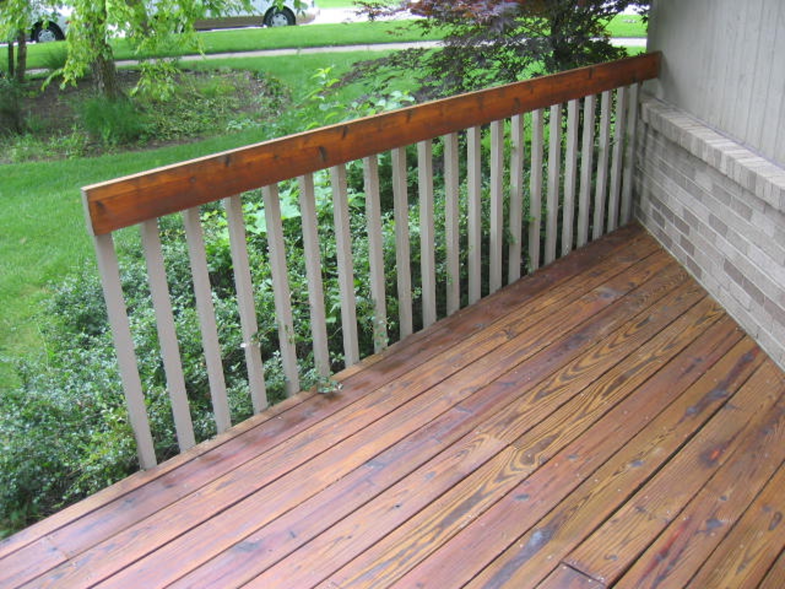 Sanding Or Hydrowashing Of Painted Decks Roof To Deck Restoration inside measurements 2592 X 1944