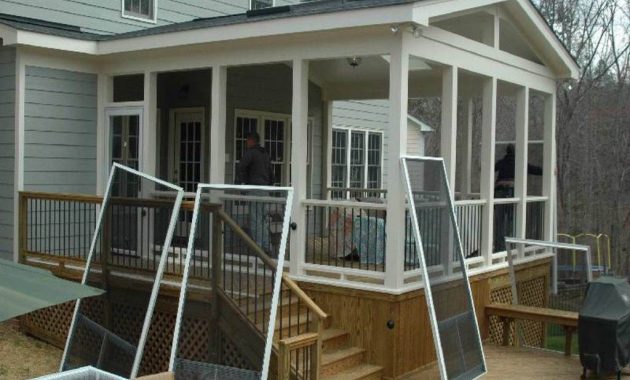 Screened In Porch Ideasadorable Screen Porch Plans Do It Yourself intended for sizing 1024 X 768