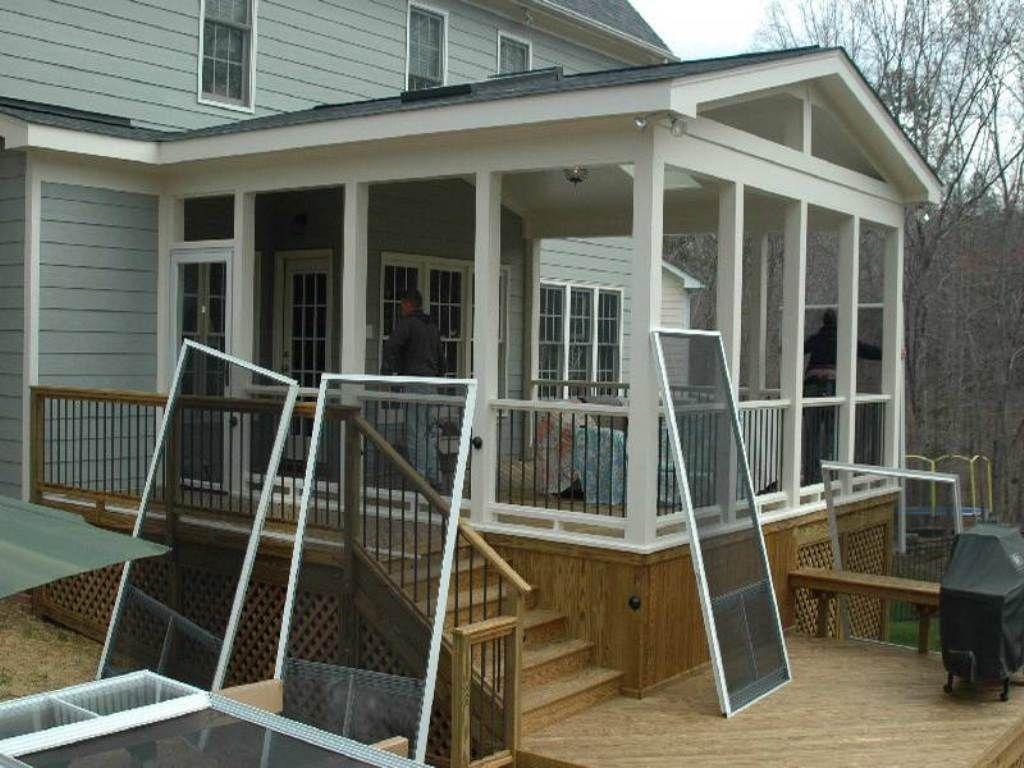 Screened In Porch Ideasadorable Screen Porch Plans Do It Yourself with regard to proportions 1024 X 768