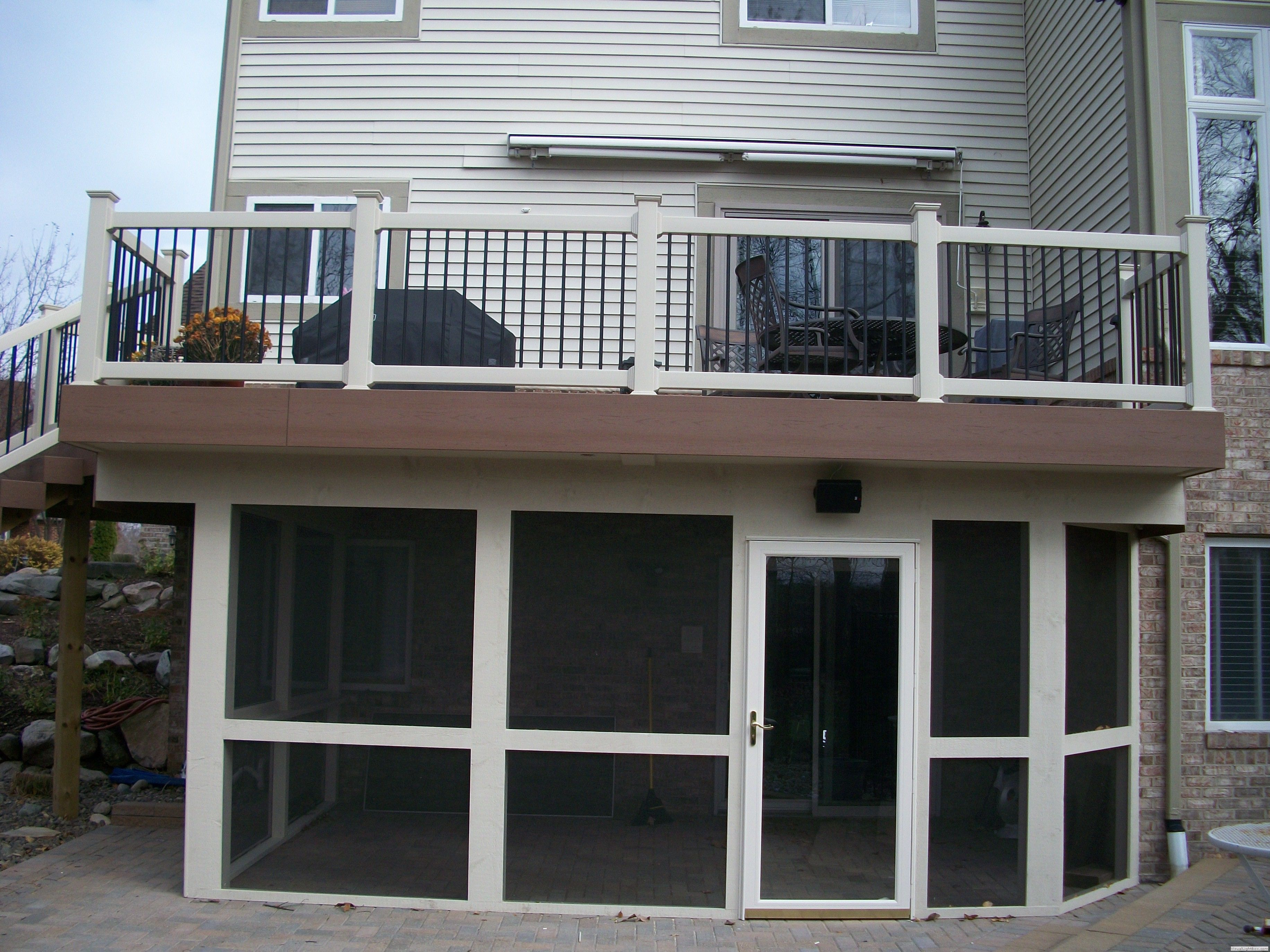 Screened In Porch Under Deck Google Search Home Ideas Projects regarding size 3664 X 2748