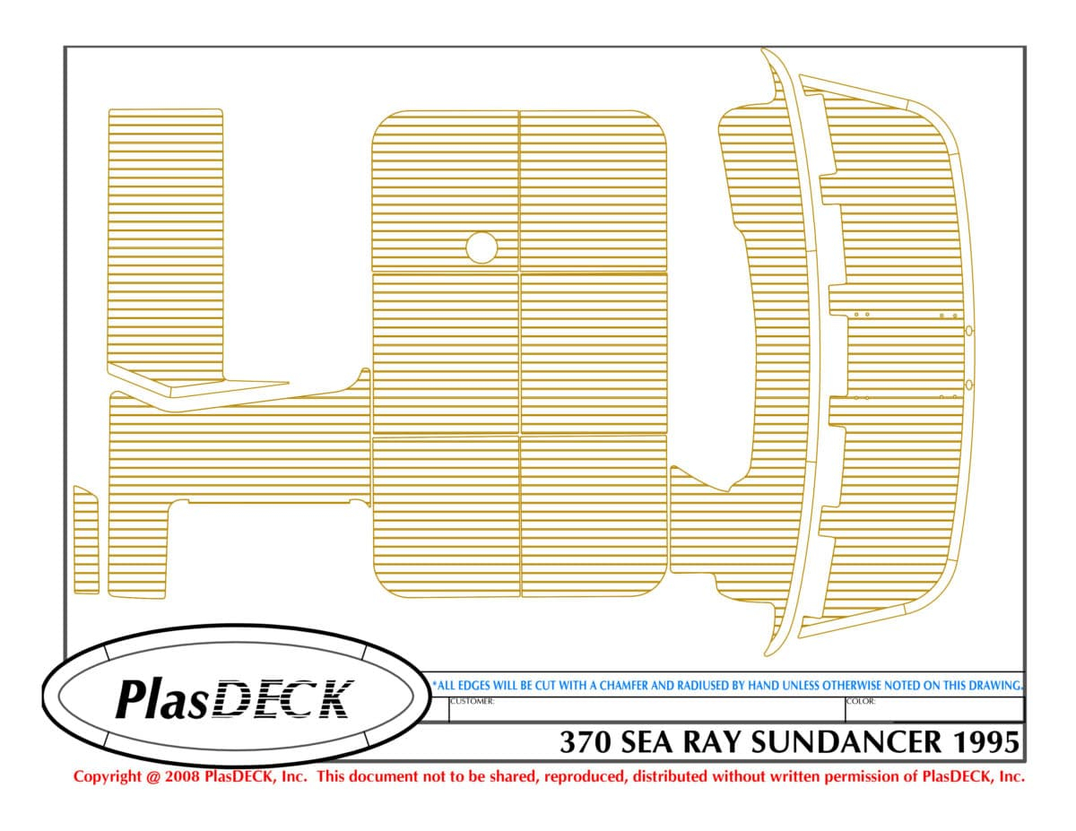 Sea Ray Plasdeck with sizing 1200 X 927