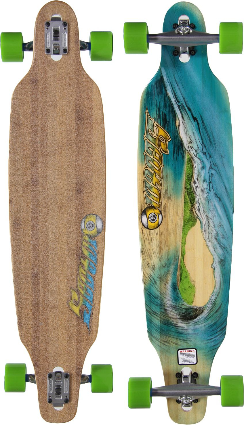 Sector 9 Lookout 41125 Bamboo Drop Through Complete Longboard with sizing 848 X 1478