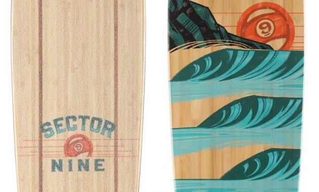 Sector 9 Stacked Strand 34 Bamboo Longboard Deck Free Shipping in measurements 856 X 1500