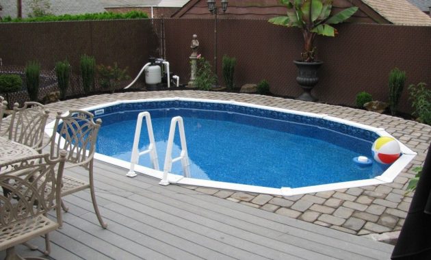 Semi Inground Pools With Decks Concrete Floor Panels With Semi with regard to size 1024 X 768