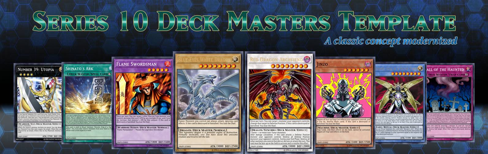 Series 10 Deck Master Template Updated Bt Ygo On Deviantart pertaining to size 1591 X 502