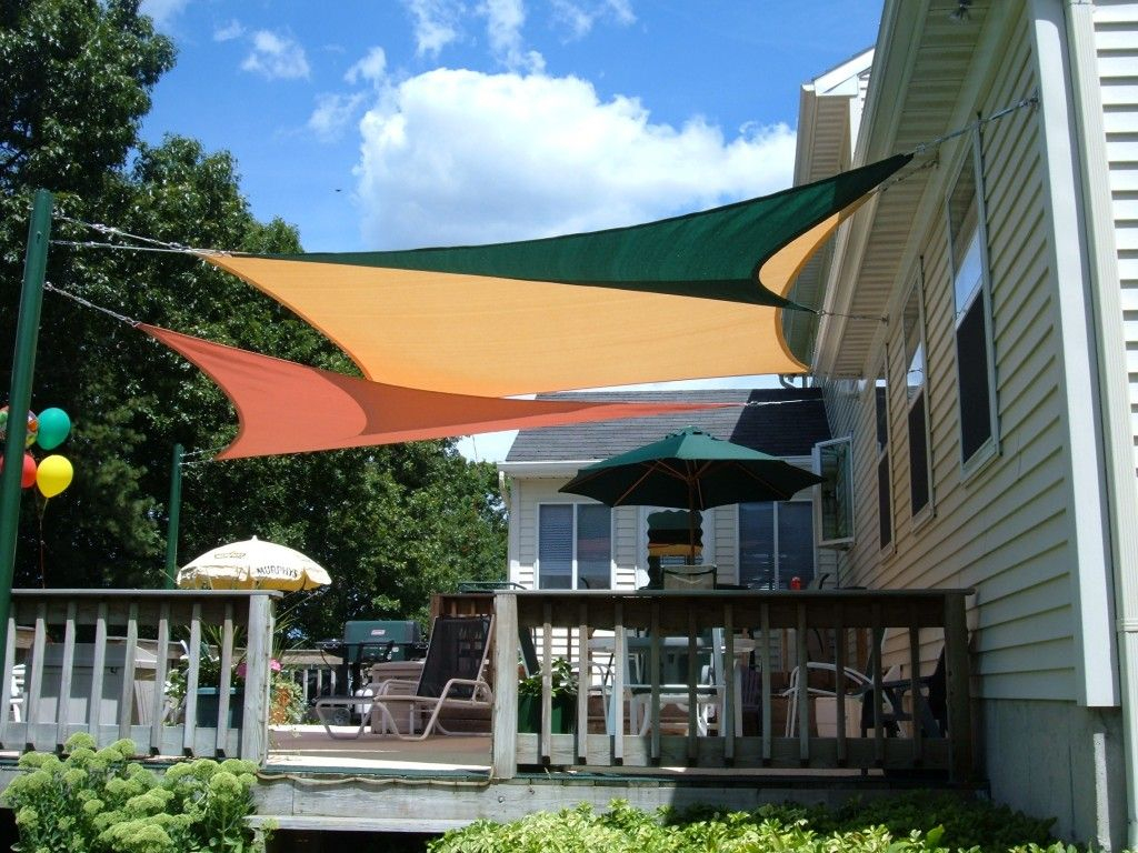 Shade Sails Over Deck Outdoor Design Deck Shade Outdoor Sail with sizing 1024 X 768