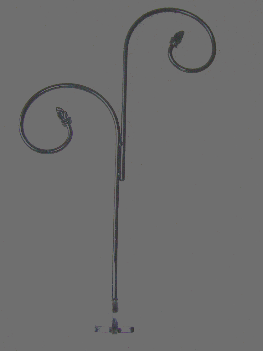 Shepherd Hooks For Railings throughout proportions 840 X 1122