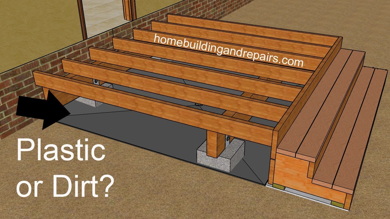 Should You Put Plastic Or Waterproofing Membrane Under Wood Decks intended for sizing 1280 X 720