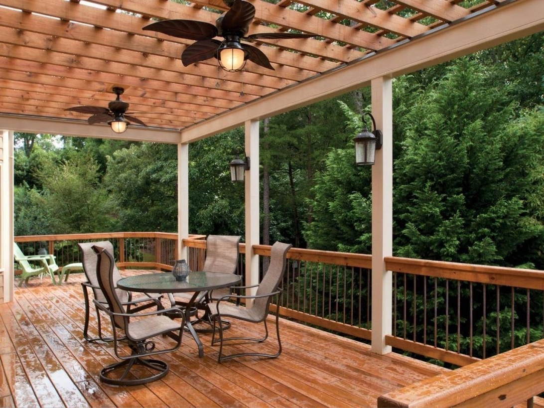 Showing Photos Of Outdoor Ceiling Fan Under Deck View 2 Of 20 Photos in proportions 1092 X 819