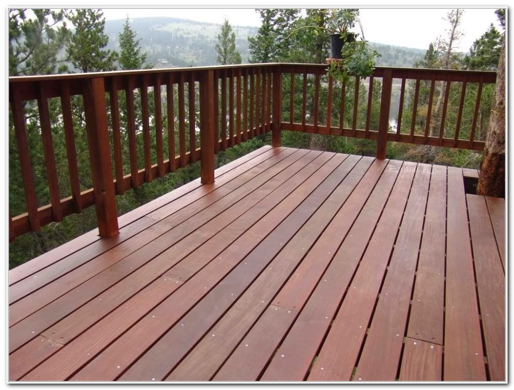 Simple Wood Deck Railing Designs Decks Home Decorating Ideas pertaining to sizing 1036 X 786