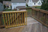 Sliding Deck Gate Sliding On Wheels Diy Wooden Deck Gate Looks pertaining to sizing 1600 X 1200