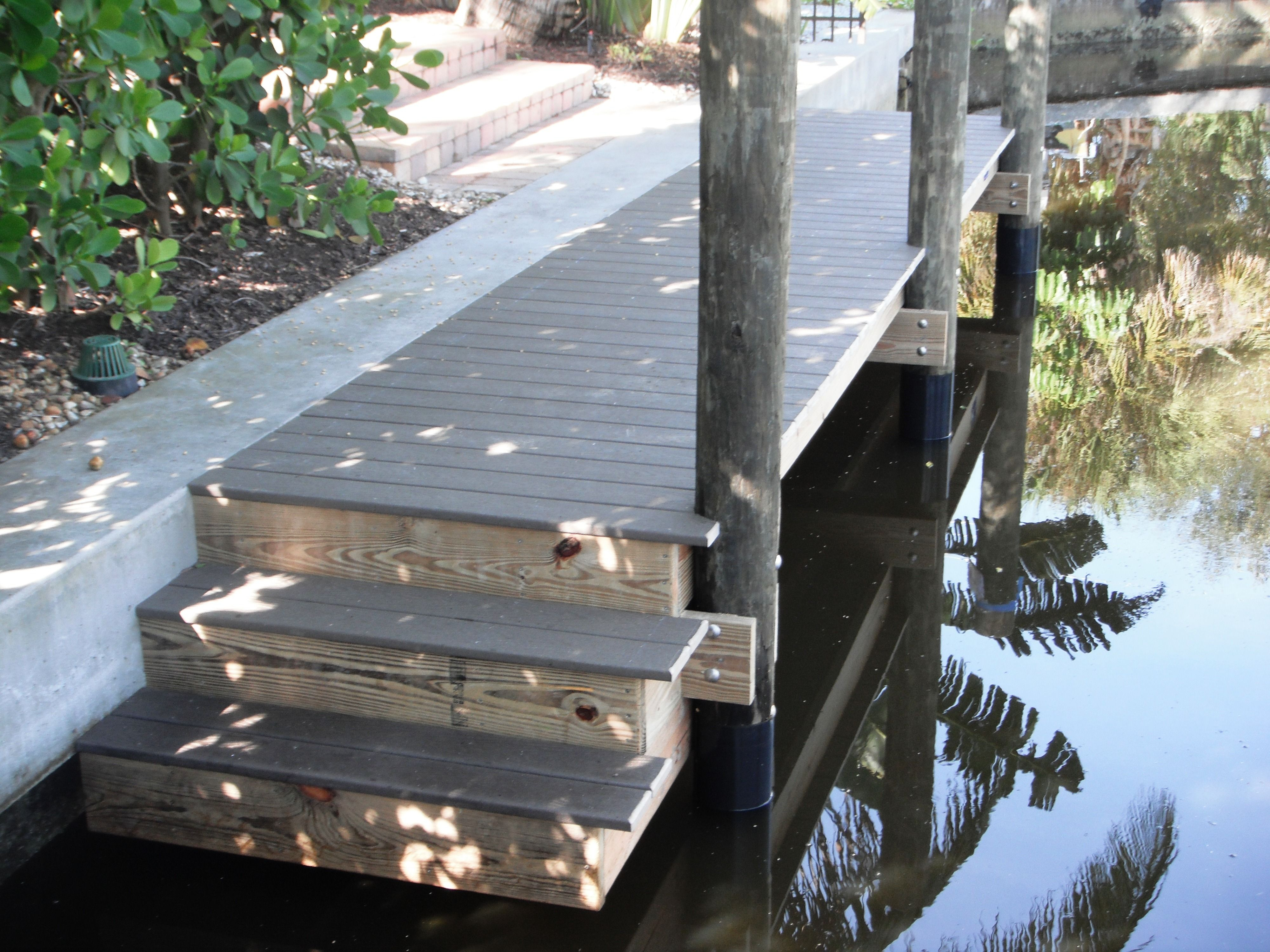 Small Boat Dock With Trex Composite Decking And Stainless Steel for dimensions 4000 X 3000